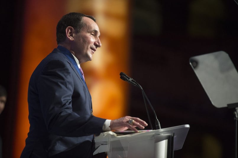 Coach Mike Krzyzewski